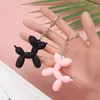 Fashion creative Cartoon Balloon Dog Keychain ring men and women couple key chain bag pendant 6 colors