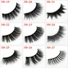 Thick Mink Lashes 3D Silk Protein Mink False Eyelashes Long Lasting Lashes Natural Mink Eyelashes Round Box Packaging 36 Styles