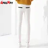 Warm Women's Trousers Winter Winter Pants Women White Color High Waist Duck Down Pants For Women Female Thick GAREMAY 211216