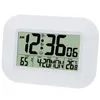 ビッグLCDデジタル壁温度温度計時計無線制御警報器RCCテーブルデスクカレンダー在宅学校オフィス220115