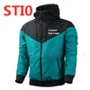 STI0 Popular Jackets For Mens New Patchwork Color Block Cardigan Jacket Fashion Tracksuit Coat Men Hip Hop Streetwear Jacket Men T200502