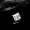 Szjinao 100 % 느슨한 보석 Moissanite 스톤 3CT 8mm D 컬러 VVS1 실험실 재배 다이아몬드 CVD 공주 삭감 해물림 쥬얼리 링 B1205