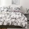 Marble 3D Pattern Designer Beddings and Bed Sets Twin Double Queen Quilt Duvet Cover Trooster Bedding Set Luxe Beddingoutlet LJ201127