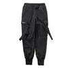 April MOMO Men Spring Hip Pop Harlan tooling pants Elastic Waist Pencil Pants Trousers Streetwear Hombre Sweatpants T200104