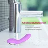 NXY Vibrators Fabrikspris Partihandel Kvinnor Sexleksaker 10 Modes Masturbator Vagina G Spot Massager Dildo Vibrator Soft Silicone USB Uppladdningsbar 0106