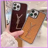 New Street Fashion Phone Case Letters Laque Leather For Iphone Cases Designers Pour Iphone 7 8 Plus X Xs Xr 11 12 13 Pro Max Nice D222184F