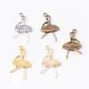 50 Stück 3620 mm Silber Farbe Gold Balletttänzerin Ballerina Charms antike Bronze Ballett Anhänger für Armband Ohrring DIY Schmuck 3846161