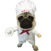Funny Cat Costume Chef Style Clothes For Dogs Halloween Cosplay Suit For Cats Funny Pet Clothing Puppy Christmas New Year Outfit 201111