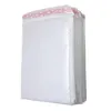 13x15cm vit skumkuvertpåse Självtätningsmailers Padded Kuvert med Bubble Mailing Packages Väskor