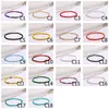 Fashion Jewelry Summer Colorful Rice Bead Anklet Simple Creative Bracelet 18 Colors Multi Purpose Beach Trend Footwear