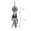 Dreamcatcher tecelando renda de sonho de sonho apanhador de menina coração retro sonho ornamentos por porta de penas de pendente parede decoração de suspensão