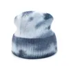 Hot Sale Beanie Winter for Women Men Crochet Skullies Hat Tie Dye Hat Unisex Autumn Knitted Beanies Cap Wild Accessories