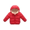 Meninas meninas meninos inverno jaquetas crianças espessamento acolchoado casaco toddler outerwear roupas crianças casacos quentes para meninas 1-5y lj201017