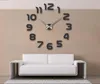 Novo espelho acrílico diy relógio de parede adesivos de parede reloj de pared horloge grande decorativo relógios de quartzo design moderno