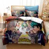 Bedding Sets My Hero Academia 3d Duvet Cover Set Pillowcase Midoriya Izuku Bakugou Katsuki Printed Twin Queen King Size6051443