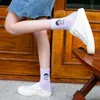 Socks & Hosiery PEONFLY Cute Cotton Women Long 2021 Autumn Winter Breathable Cartoon Girl Pattern Kawaii Korean Style Happy