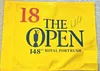 Brooks Koepka 2019 British Collection Signed Signatured Autographed Open Masters Glof Pin Flag281p