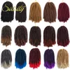 8 "lente Twist Haar Gehaakte Vlechten Ombre Haarverlenging 30 strengen/pack Synthetisch Vlechten Haar Jamaica Bounce pluizige LS33