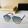 Efecto deportivo Gafas de sol ovaladas Hombres Mujeres Moda de alta calidad Diseño de doble puente Película de color retro Playa Conducción Gafas para pescar línea roja Colección de gafas PS51WS