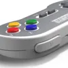 Controladores de jogo joysticks 8 bitdo sn30 24g draadloze sem fio gamepad voor origele snessfc sn editiesuper nes plug e p2126106