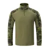 Utomhus taktisk bdu t shirt armé stridskläder camo skjorta kamouflage skogar jakt skytte amerikansk stridsklänning uniform no05-015a