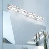 9 W ZC001209 Trzy światła Kryształowa powierzchnia Łazienka Lampa Sypialnia Ciepłe Białe Światło Srebrne Super Jasność Wodoodporna Wall Lampy Hurtownie