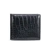 Designersiamais Crocodile Veille de nombril véritable en cuir véritable WalletsLuxurys Designers Men039s Money Socch Creditcard 4260104