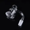 2022 Quartz Bangers Nails Beveled Edge Seamless Fully Weld Oil Burner Glass Pipes Banger Blender Spin FWQB09