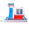 Shark Park Parchi acquatici gonfiabili Bouncer Giardino Supplie Combo Jumper Casa di rimbalzo Scivolo rimbalzante Squali divertenti che rimbalzano con la palla P292s