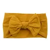 Accessoires pour cheveux, bandeau en Nylon souple, Turban à nœud papillon, bandes extensibles pour enfants, bandeaux à nœud papillon YFA28353115059