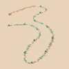 Chokers Bohemian Green Beads Collier Choker For Women Charm Party Crystal Clavicule Bijoux Femme Gift1238E