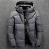 두꺼운 따뜻한 남자 재킷 열 두꺼운 코트 눈 붉은 검은 파카 남성 따뜻한 outwear - 화이트 오리 다운 자켓 남자 201217