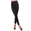 Autumn Sexy Black Jeans Legging High Waist Push Up Skinny Fake Denim Fitness Leggins Plus Size Pencil Pants Female 211221