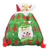 Dekoracje świąteczne 20x25 cm Wesołych Święty Santa Prezent prezentuje torby torby na cukierki Rok dla dzieci Dekoracja