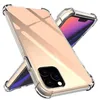 Espesar cojín de aire anti-golpe suave TPU caja del teléfono transparente cubierta protectora completa a prueba de golpes para iPhone 12 mini 11 Pro Max X XS XR 8 plus