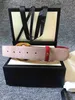 Hot Best Quality Black White Red Blue Signature Leather With Box Men Designers Belts Gold Sier Buckle Women Belt 1888