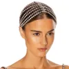 Lange Tassel Rhinestone Head Chain Hoofddeksels Vrouwen Crystal bruiloft haar accessoires Bridal hoofdband Sieraden