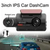 A68 자동차 DVR 분리 야간 운전 레코더 모션 감지 자동차 카메라 3 인치 HD Dashcam을 IPS