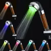 7 Färgbyte LED -anjon spa duschhuvud badrummet högt tryck vattenbesparande hand duschhuvud