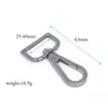 Meetee Brass Buckles Metal Spring Bag Clasps Clips Snap Hook for 15mm 20mm 25mm Strap Copper Horseshoe Buckle DIY Key