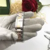 Top Mens Automatic Rome Watch Noctilucent Business Waterproof Luxury Watch Steel Diamond Strap Relogio Women 36MM7644225