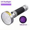 18 w 100 LED LASHLIGHT UV Pochodnia 395 Nm Ultraviolet Scorpions Pet Pet Mocz Wykrywanie LED Light AA Bateria