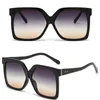 luxury- Sunglasses Women New Sunscreen Adumbral Summer Beach Acetate PC Large Retro Fashion New Polarizing Resin Lenses
