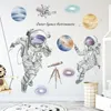 Космические космические наклейки на стены астронавта для детской комнаты Детская спальня декорирование декорации