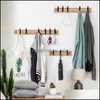 Hooks Rails Home Storage Organization Housekee Garden Nordic Fashion Wall Hanger Coat Rack Hook Clothes Key Door Bag Holder Bedroom garderob