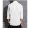 MRGB Store Men Harajuku Cotton Linen Tshirt 2021 Men's Summer Solid Streetwear Fashions White Tshirts Male Summer Pullover G1222