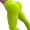 Scrunch Booty leggings fiess تجريب السراويل اليوغا نساء مرونة jaquard محكم الخصر المرتفع Legging لمبيعات القطرات بالإضافة