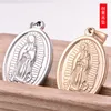 High Quality Religious Stainless Steel The Virgin Mary Madonna Necklace Mother of Christ Catholic Holy Guadalupe Pendant Jewelry