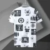 T-shirts imprimés chinois hommes T-shirts surdimensionnés hauts été Baggy T-shirts homme Streetwear mode Graffiti à manches courtes grande taille 10XL G1229