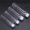 5ml 10ml 20ml 30ml 50ml 60ml 80ml 100ml 120ml Plastic Bottles PET Clear Bottle with Screw Cap Refillable Empty Containers